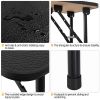 32"L Adjustable Foldable Pet Grooming Table, Black