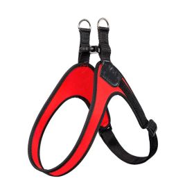 Puppy Harness Leash Vest Style (Option: Red-Bust32 to 40cm)