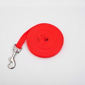 Pet Polyester Tracking Lead Rope (Option: Red-12mX1.6cm)